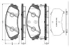 Комплект тормозных колодок, дисковый тормоз BOSCH 0986TB3043 (фото 1)