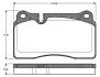 Комплект тормозных колодок, дисковый тормоз BOSCH 0986TB3046 (фото 1)