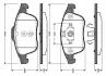 Комплект тормозных колодок, дисковый тормоз BOSCH 0986TB3065 (фото 1)