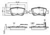 Комплект тормозных колодок, дисковый тормоз BOSCH 0986TB3070 (фото 1)
