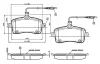 Комплект тормозных колодок, дисковый тормоз BOSCH 0986TB3076 (фото 1)