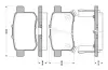 Комплект тормозных колодок, дисковый тормоз BOSCH 0986TB3085 (фото 1)
