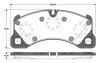Комплект тормозных колодок, дисковый тормоз BOSCH 0986TB3087 (фото 1)