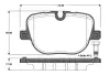 Комплект тормозных колодок, дисковый тормоз BOSCH 0986TB3097 (фото 1)