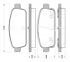 Комплект тормозных колодок, дисковый тормоз BOSCH 0986TB3105 (фото 1)