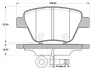 Комплект тормозных колодок, дисковый тормоз BOSCH 0986TB3114 (фото 1)