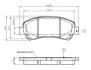 Комплект тормозных колодок, дисковый тормоз BOSCH 0986TB3117 (фото 1)