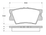 Комплект тормозных колодок, дисковый тормоз BOSCH 0986TB3118 (фото 1)