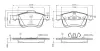 Комплект тормозных колодок, дисковый тормоз BOSCH 0986TB3133 (фото 1)