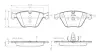 Комплект тормозных колодок, дисковый тормоз BOSCH 0986TB3134 (фото 1)