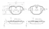 Комплект тормозных колодок, дисковый тормоз BOSCH 0986TB3139 (фото 1)