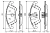 Комплект тормозных колодок, дисковый тормоз BOSCH 0986TB3152 (фото 1)