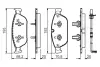 Комплект тормозных колодок, дисковый тормоз BOSCH 0986TB3178 (фото 1)