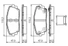 Комплект тормозных колодок, дисковый тормоз BOSCH 0986TB3187 (фото 1)