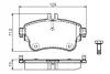 Комплект тормозных колодок, дисковый тормоз BOSCH 0986TB3194 (фото 1)