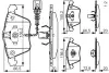 Комплект тормозных колодок, дисковый тормоз BOSCH 0986TB3196 (фото 1)