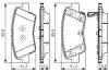 Комплект тормозных колодок, дисковый тормоз BOSCH 0986TB3204 (фото 1)