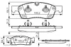 Комплект тормозных колодок, дисковый тормоз BOSCH 0986TB3215 (фото 1)