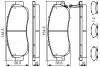 Комплект тормозных колодок, дисковый тормоз BOSCH 0986TB3218 (фото 1)