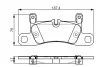 Комплект тормозных колодок, дисковый тормоз BOSCH 0986TB3219 (фото 1)