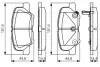 Комплект тормозных колодок, дисковый тормоз BOSCH 0986TB3224 (фото 1)