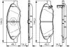 Комплект тормозных колодок, дисковый тормоз BOSCH 0986TB3228 (фото 1)