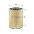 air filter, primary. фильтр воздушный, основной BOSCH 1457429899 - фото 1