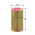 Air filter, primary. Фильтр воздушный, основной BOSCH 1457433568 (фото 1)