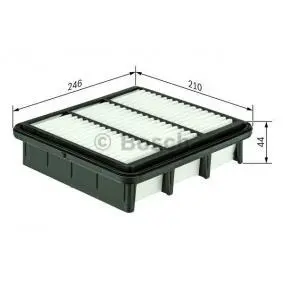 Air filter. Фильтр воздушный BOSCH 1457433580