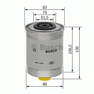 Fuel filter, cartridge. Фильтр топливный, вставка BOSCH 1457434103