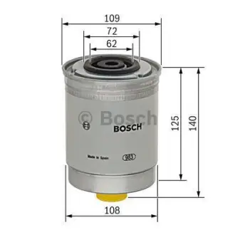 Fuel filter, cartridge, Топливный фильтр, вставка BOSCH 1457434185