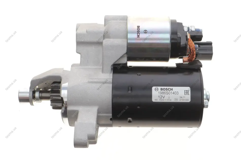 Стартер Audi A4/A5/A6/A8/Q5/Q7 2.8-4.2 FSI/TFSI 04- (12V/1.1kw) BOSCH 1 986 S01 403 (фото 1)