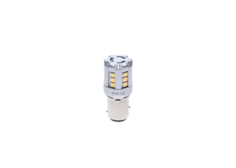 Автолампа светодиодная P21/5W 12V 2,5W LED 4000K WARM к/т 2 шт BOSCH 1987301521