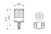 Автолампа світлодіодна W21W 12V 2.5W LED 6000K COOL к-т 2 шт BOSCH 1987301524 (фото 2)
