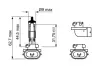 Лампа розжарювання H27W/2 12V BOSCH 1 987 302 025 (фото 2)