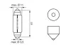 Лампа розжарювання C10W 12V BOSCH 1 987 302 825 (фото 5)