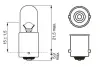 Лампа розжарювання 24V Т4W 24V 4W ВА9s (вир-во Bosch) BOSCH 1 987 302 870 (фото 5)