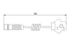 Сигнализатор, износ тормозных колодок BOSCH 1987474963 (фото 4)