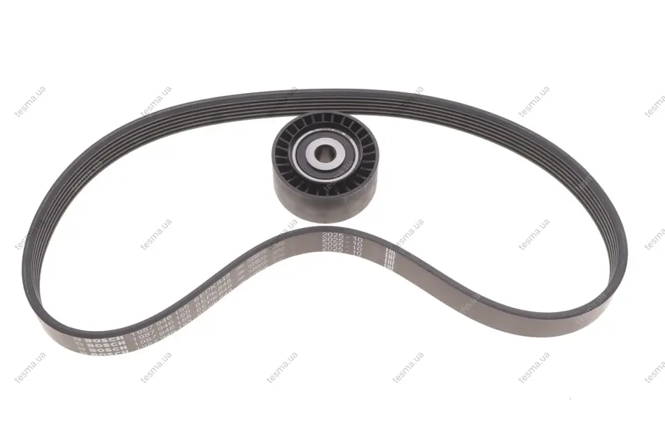 Комплект ременя генератора Citroen C1/C3/C4/Peugeot 108/208/308 1.0/1.2 12- (6PK848) BOSCH 1987600722 (фото 1)
