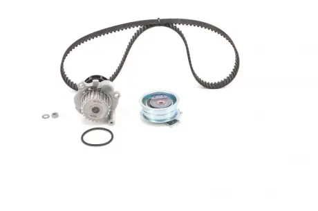Water pump and timing belt kit. Комплект водяної помпи та ременя ГРМ BOSCH 1987946922