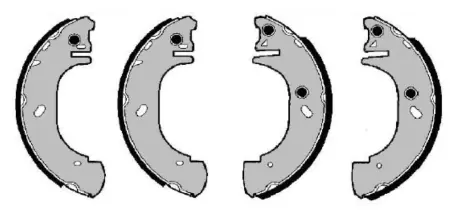 Комплект тормозных колодок BOSCH F026004524