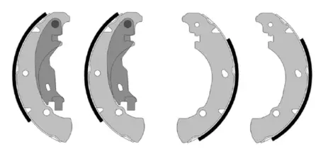 Комплект тормозных колодок BOSCH F026004560