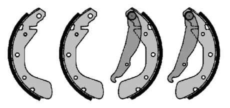 Комплект тормозных колодок BOSCH F026004614