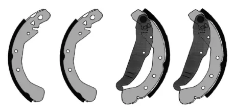 Комплект тормозных колодок BOSCH F026004658