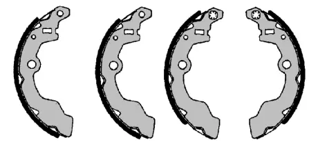 Комплект тормозных колодок BOSCH F026008007