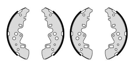 Комплект тормозных колодок BOSCH F026008015