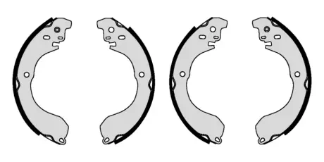 Комплект тормозных колодок BOSCH F026008025