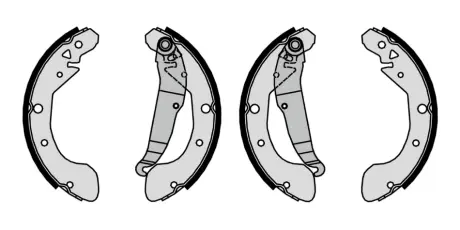 Комплект тормозных колодок BOSCH F026008026
