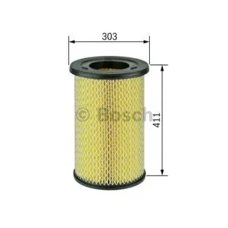 Air filter, primary. Фильтр воздушный, основной BOSCH F026400117