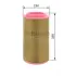 Air filter, primary. Фильтр воздушный, основной BOSCH F026400124 (фото 1)